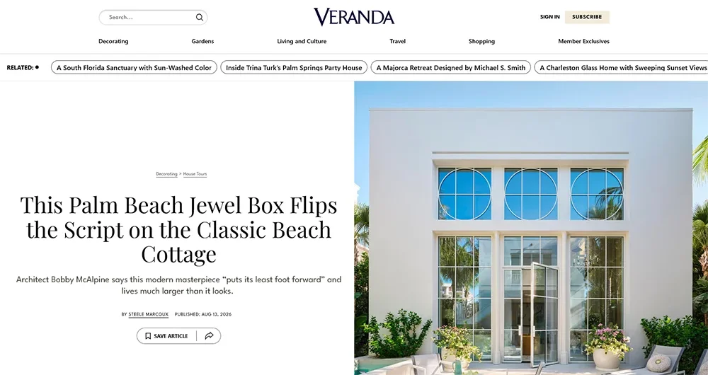 Tour A Modern Palm Beach Home Designed By Bobby Mcalpine